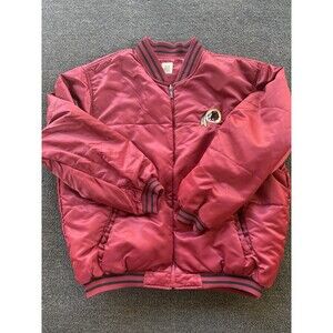 Vintage Reebok‎ Washington Redskins 2XL Reversible Bomber Jacket - READ DESC